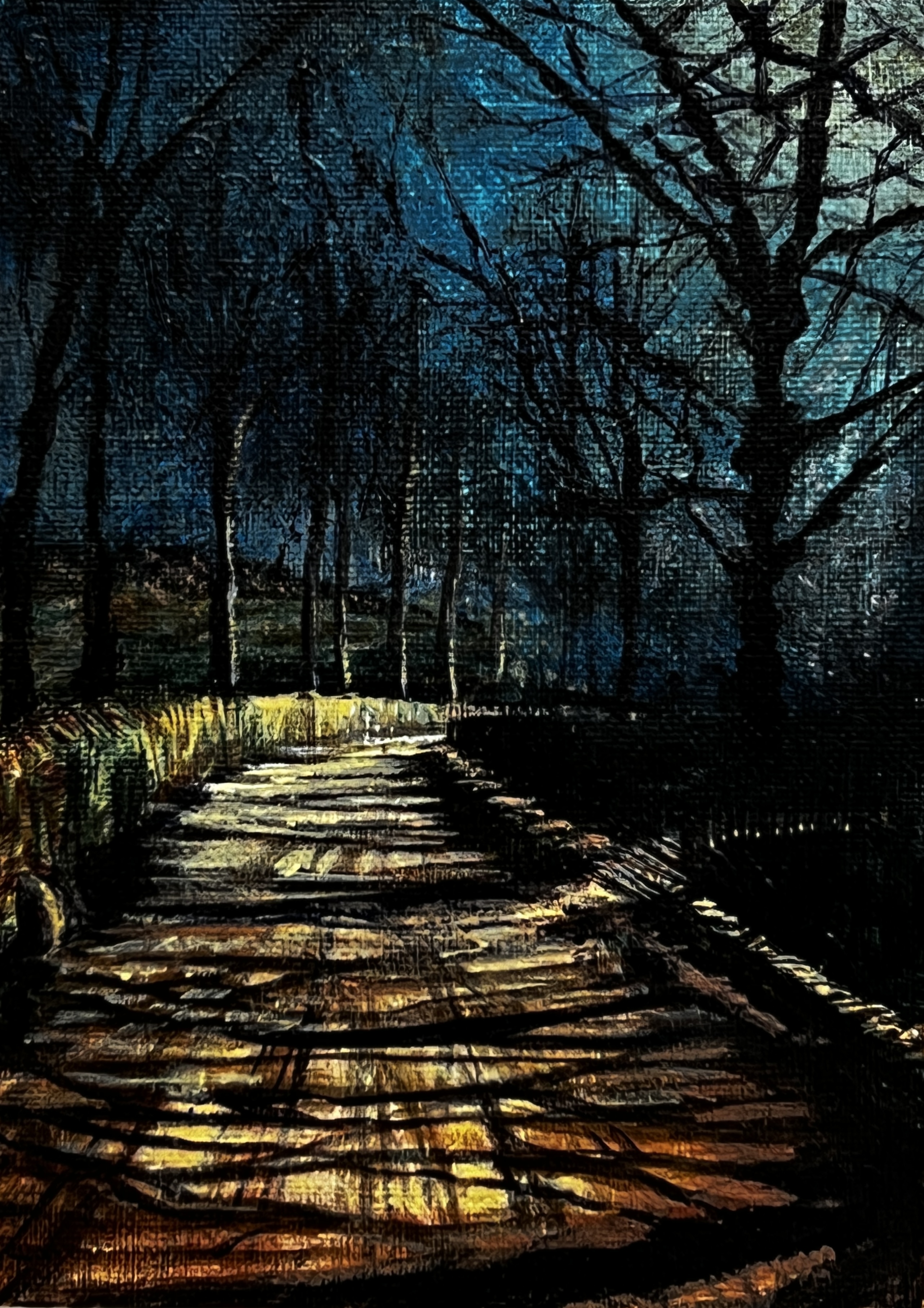 6 Sunlit path, High Peak Trail